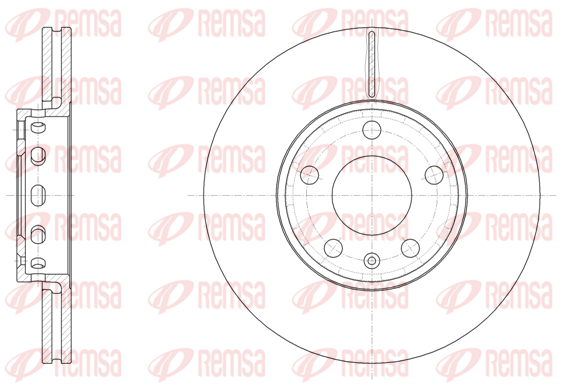 Тормозной диск FERODO арт. 6328.10