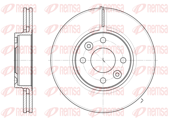 Тормозной диск передний FERODO арт. 6683.10