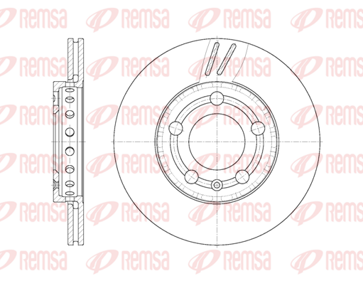 Тормозной диск передний DELPHI арт. 6709.10