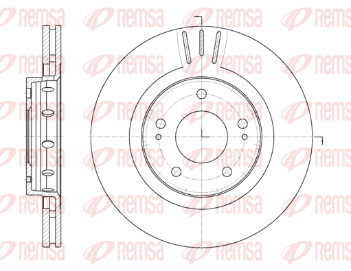 Тормозной диск REMSA RS 6896.10
