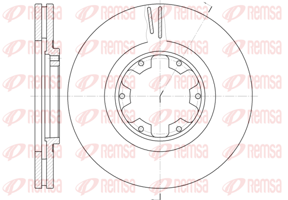 Тормозной диск BREMBO арт. 6899.10