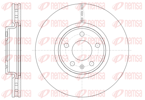 Тормозной диск BREMBO арт. 61543.10