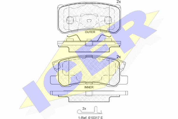 Тормозные колодки дисковые TEXTAR арт. 181375-202