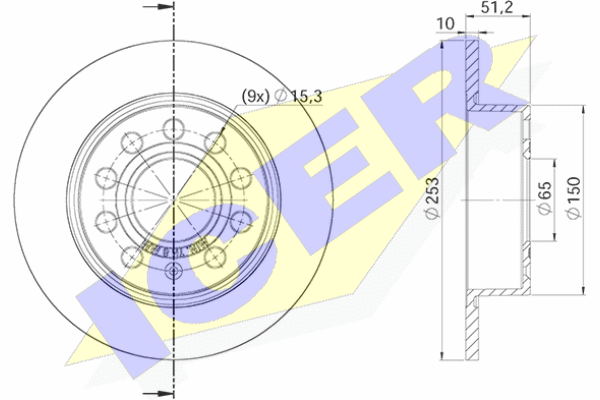Тормозной диск BREMBO арт. 78BD5640-2