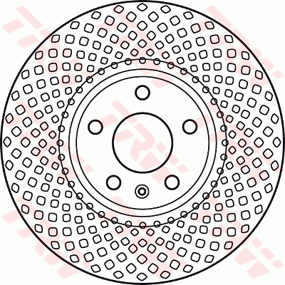 Тормозной диск BREMBO арт. DF6015S