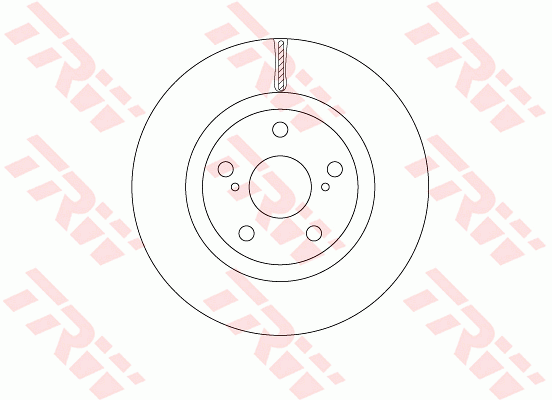 Тормозной диск TOYOTA арт. DF6675