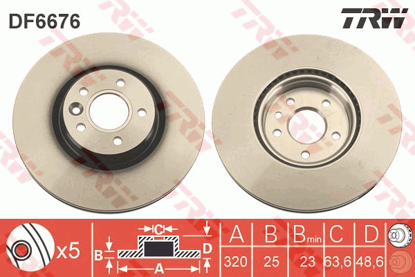 Тормозной диск MEYLE арт. DF6676S