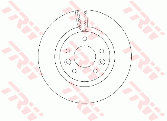 Тормозной диск TEXTAR арт. DF6786
