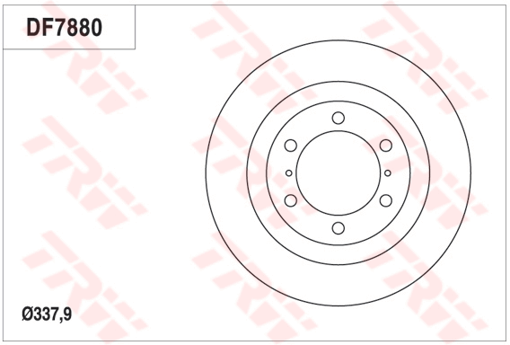 Тормозной диск FERODO арт. DF7880S
