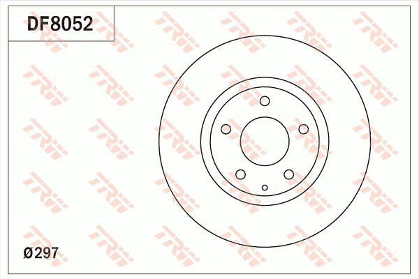 Тормозной диск KAVO PARTS арт. DF8052