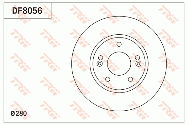 Тормозной диск BREMBO арт. DF8056