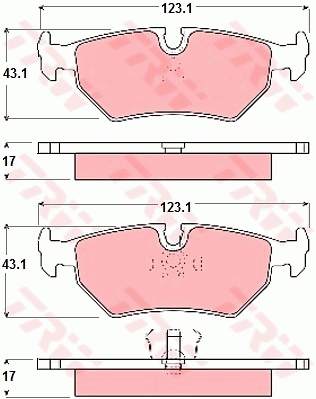 Тормозные колодки задние дисковые MEYLE арт. GDB1109