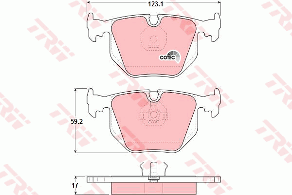 Гальмівні колодки, дискові QUICK BRAKE арт. GDB1119
