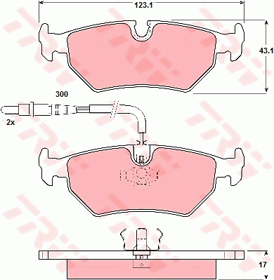 Тормозные колодки дисковые BOSCH арт. GDB1258