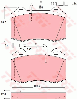 Тормозные колодки дисковые BOSCH арт. GDB1359
