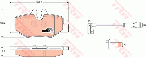 Тормозные колодки дисковые QUICK BRAKE арт. GDB1601