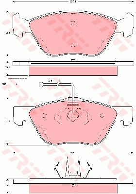 Тормозные колодки дисковые QUICK BRAKE арт. GDB1602