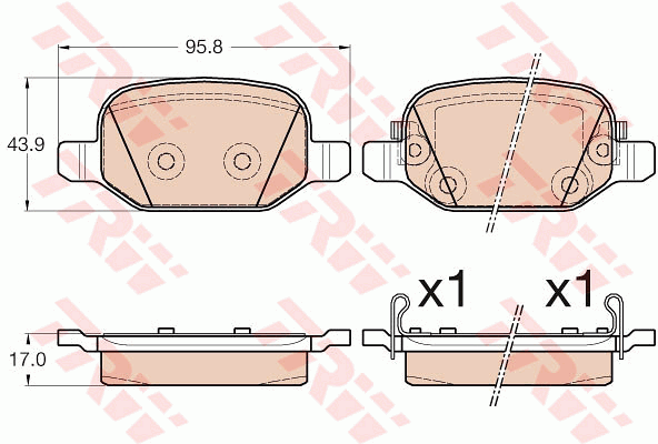Тормозные колодки дисковые BOSCH арт. GDB2002