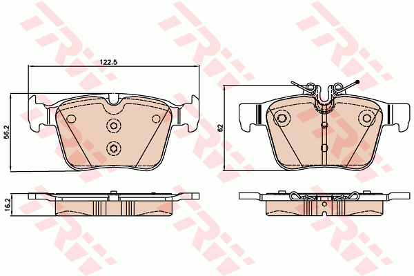 Тормозные колодки дисковые QUICK BRAKE арт. GDB2071