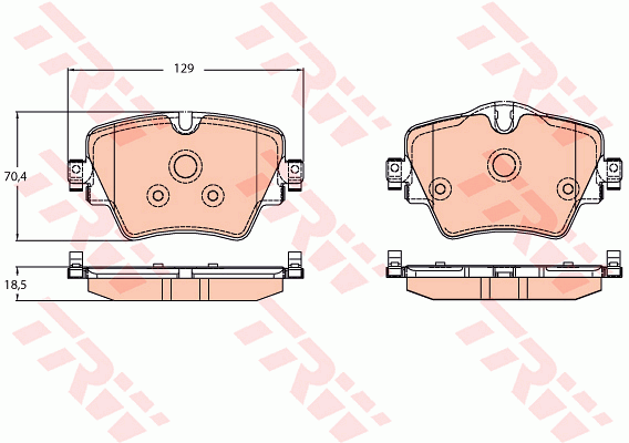 Тормозные колодки передние дисковые MEYLE арт. GDB2098