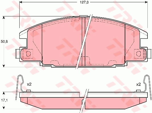 Гальмівні колодки, дискові A.B.S. арт. GDB3161