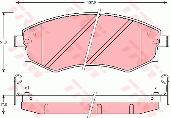 Тормозные колодки дисковые A.B.S. арт. GDB3169