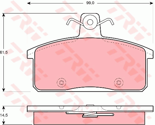 Тормозные колодки дисковые BOSCH арт. GDB3202