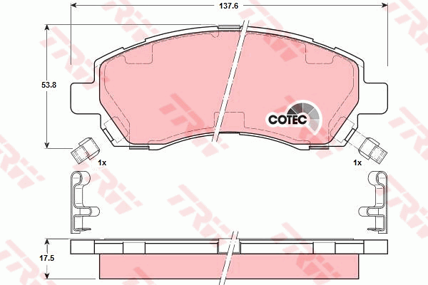Тормозные колодки дисковые ROADHOUSE арт. GDB3205