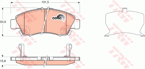 Гальмівні колодки, дискові ICER арт. GDB3212