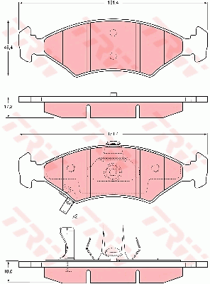 Тормозные колодки дисковые QUICK BRAKE арт. GDB3224
