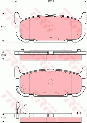 Тормозные колодки дисковые BOSCH арт. GDB3318