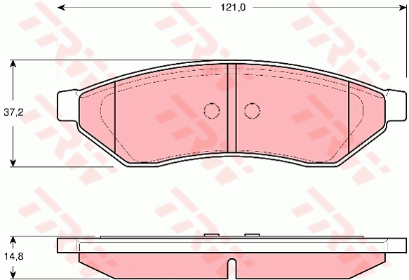 Гальмівні колодки, дискові BOSCH арт. GDB3346
