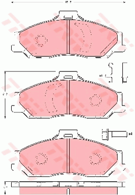 Тормозные колодки дисковые FERODO арт. GDB3353