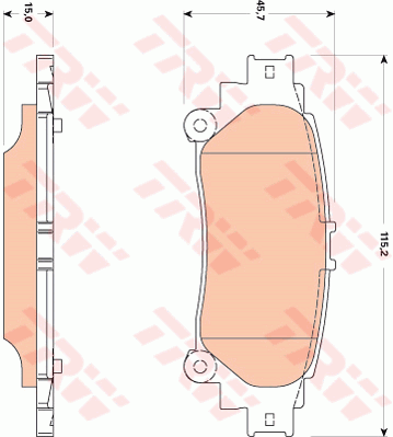 Тормозные колодки дисковые BOSCH арт. GDB3497