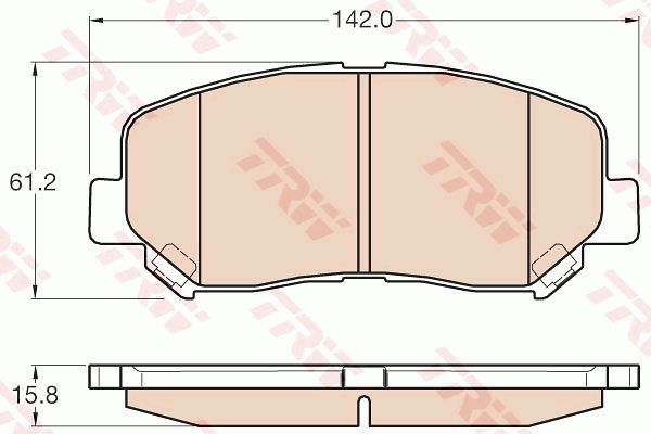 Тормозные колодки дисковые ASHIKA арт. GDB3562