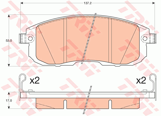 Тормозные колодки дисковые MEYLE арт. GDB3616