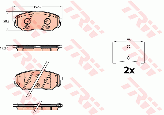 Тормозные колодки дисковые QUICK BRAKE арт. GDB3638