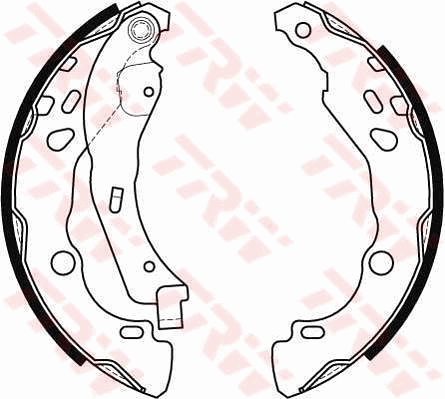 Комплект задних тормозных колодок BREMBO арт. GS8455