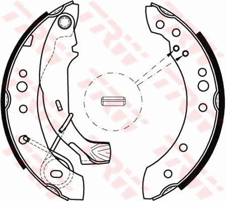 Комплект тормозных колодок ABE арт. GS8467