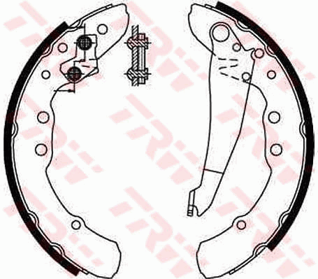 Комплект задних тормозных колодок DELPHI арт. GS8544