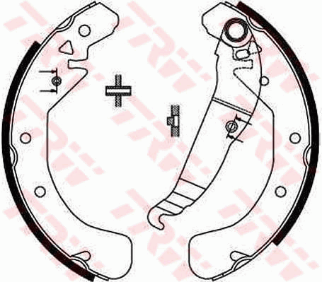 Комплект тормозных колодок BOSCH арт. GS8637