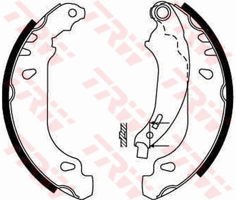 Гальмівні колодки, барабанні QUICK BRAKE арт. GS8642
