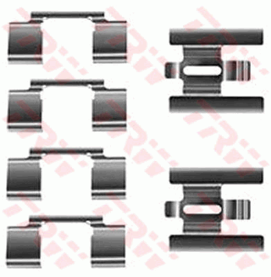 Ремкомплект тормозных колодок QUICK BRAKE арт. PFK343