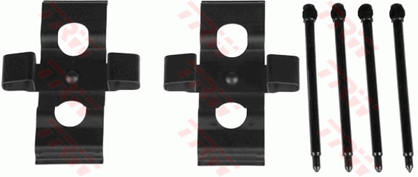 Монтажний компл.,гальм.колодки QUICK BRAKE арт. PFK482