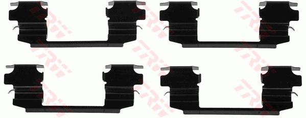Монтажний компл.,гальм.колодки QUICK BRAKE арт. PFK538