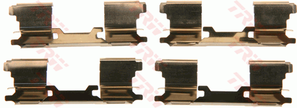 Монтажний компл.,гальм.колодки QUICK BRAKE арт. PFK599