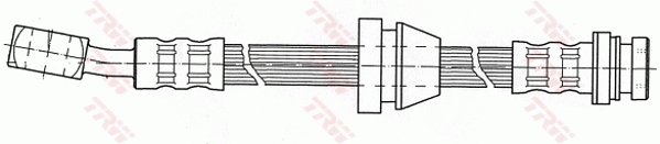 Тормозной шланг LPR арт. PHD499