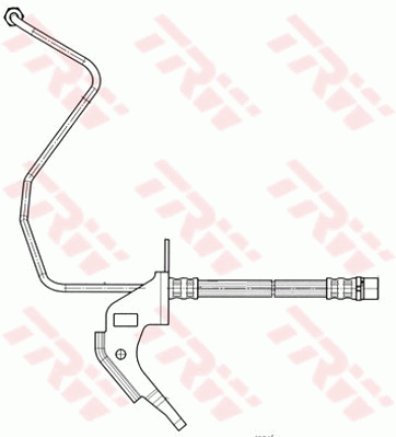 Тормозной шланг BOSCH арт. PHD563
