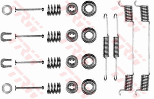 Монтажний комплект колодки QUICK BRAKE арт. SFK122