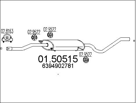 Резонатор MTS 01.50515
